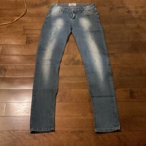 Stylish Denim Straight Leg Jeans